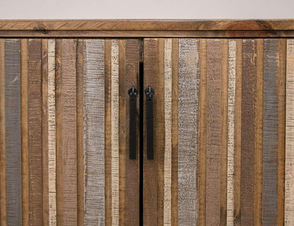 IFD - Tiza - 4 Doors, Console Brown, w/multicolor doors - IFD1981CNSBN veiw 4