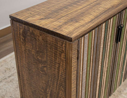 IFD - Tiza - 4 Doors, Console Green, multicolor doors - IFD1981CNSGN veiw 5