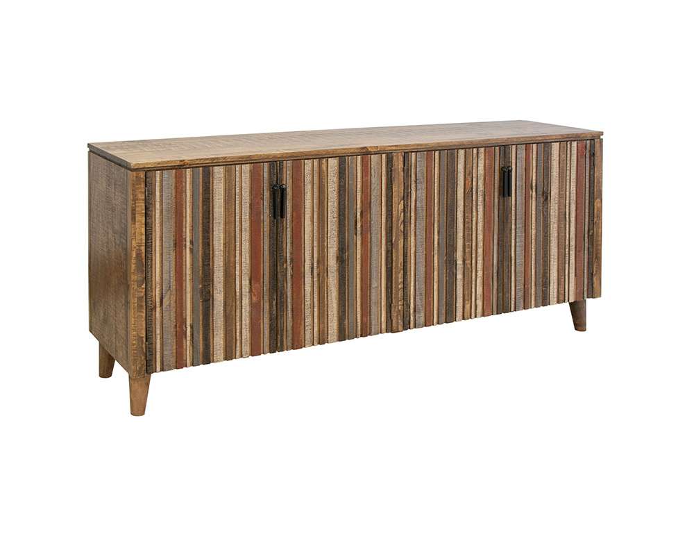 IFD - Tiza - 4 Doors, Console Red, multicolor doors - IFD1981CNSRD veiw 1