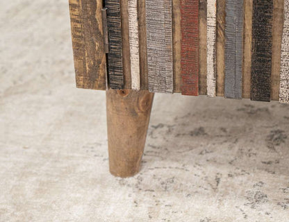 IFD - Tiza - 4 Doors, Console Red, multicolor doors - IFD1981CNSRD veiw 4