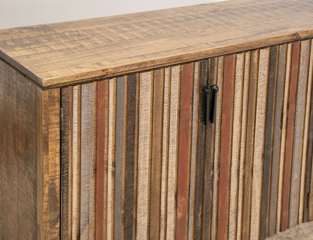 IFD - Tiza - 4 Doors, Console Red, multicolor doors - IFD1981CNSRD veiw 5