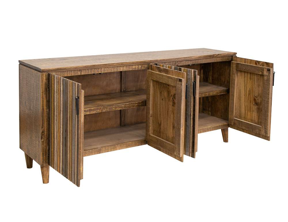 IFD - Tiza - 4 Doors, Console Yellow, multicolor doors - IFD1981CNSYL veiw 3