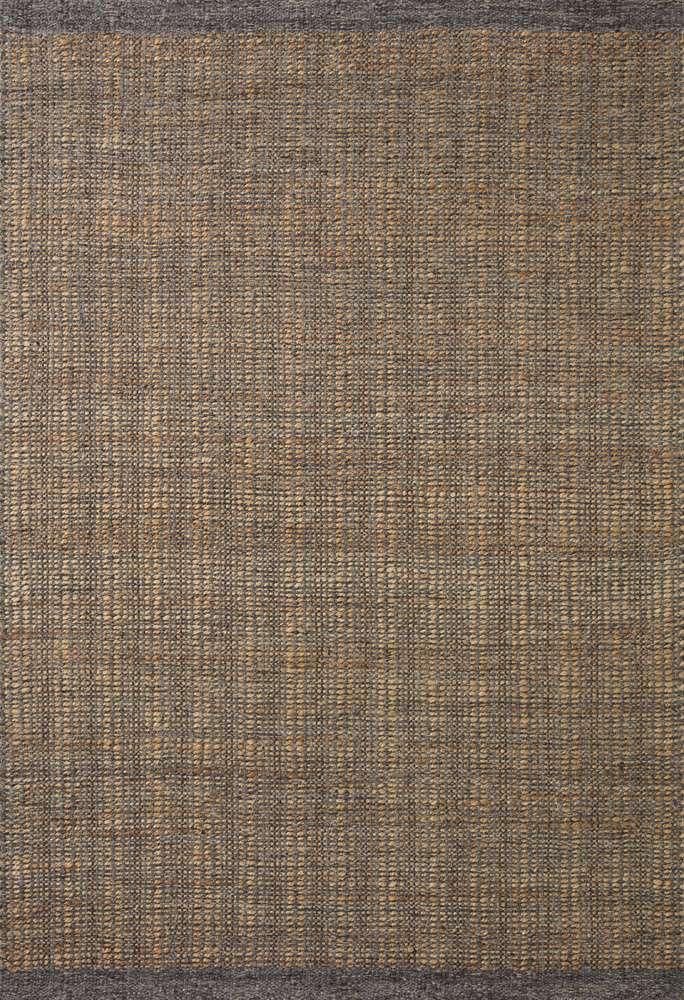 Jean Stoffer x Loloi - Cornwall Charcoal / Natural 5-0in x 7-6in Area Rug - CORWCRN-01CCNA5076 veiw 1