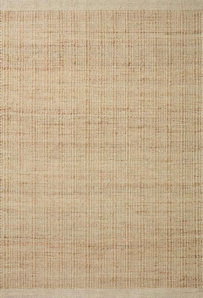 Jean Stoffer x Loloi - Cornwall Ivory / Natural 7-9in x 9-9in Area Rug - CORWCRN-01IVNA7999 veiw 1