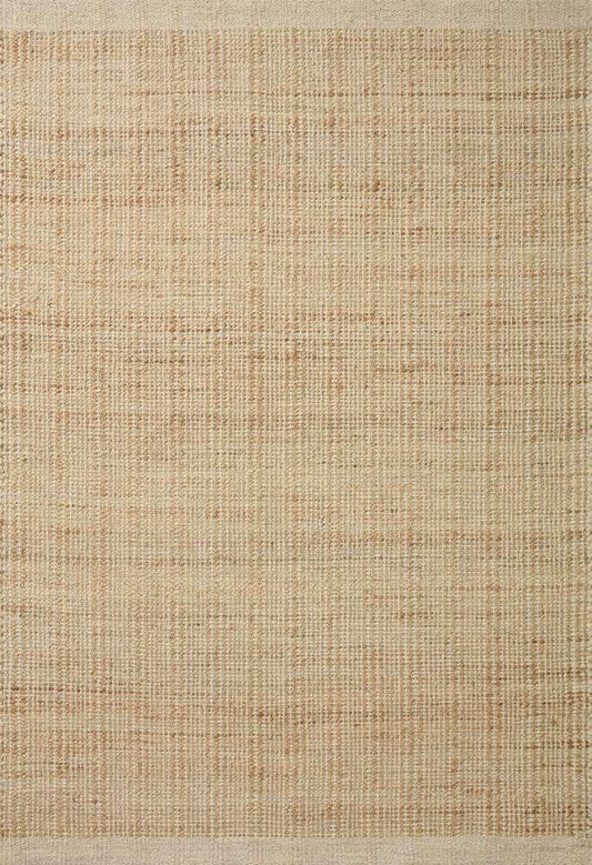 Jean Stoffer x Loloi - Cornwall Ivory / Natural 7-9in x 9-9in Area Rug - CORWCRN-01IVNA7999 veiw 1