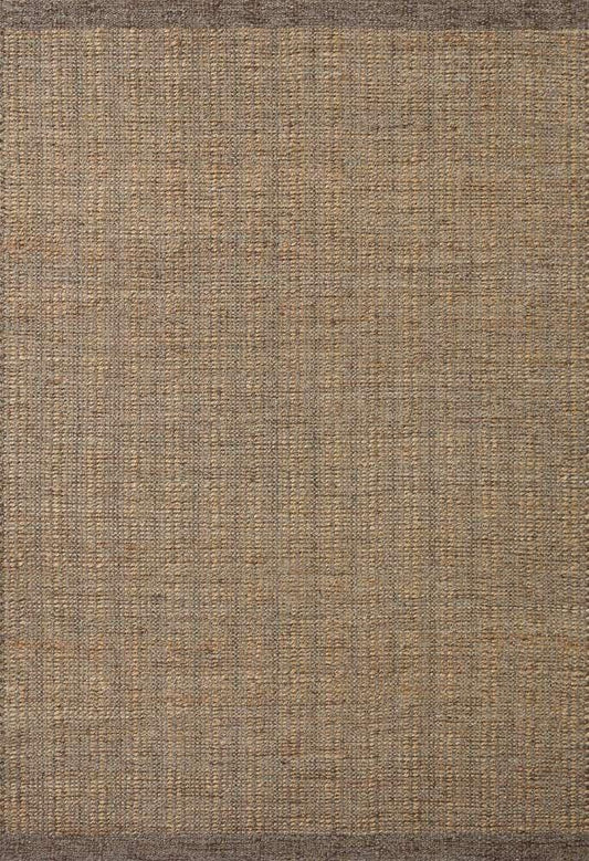 Jean Stoffer x Loloi - Cornwall Mocha / Natural 7-9in x 9-9in Area Rug - CORWCRN-01MCNA7999 veiw 1