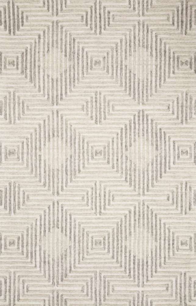 Loloi - Ehren Grey / Silver 18in x 18in Sample Rug - EHREEHR-02GYSI160S veiw 1