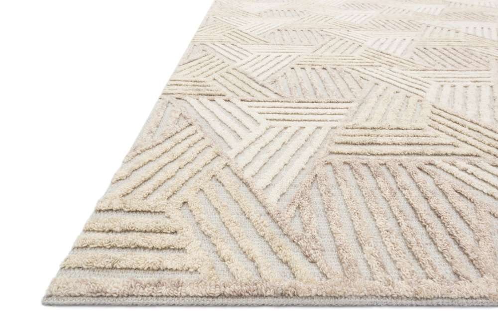 Loloi - Ehren Oatmeal / Ivory 5-0in x 7-6in Area Rug - EHREEHR-04OTIV5076 veiw 5