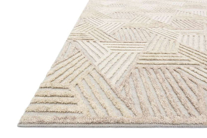 Loloi - Ehren Oatmeal / Ivory 5-0in x 7-6in Area Rug - EHREEHR-04OTIV5076 veiw 5