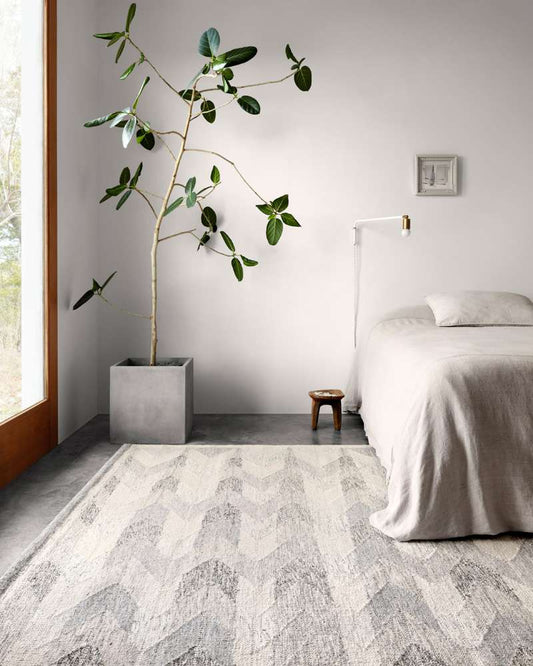 Loloi - Evelina Pewter / Silver 18in x 18in Sample Rug - EVELEVE-02PWSI160S veiw 2