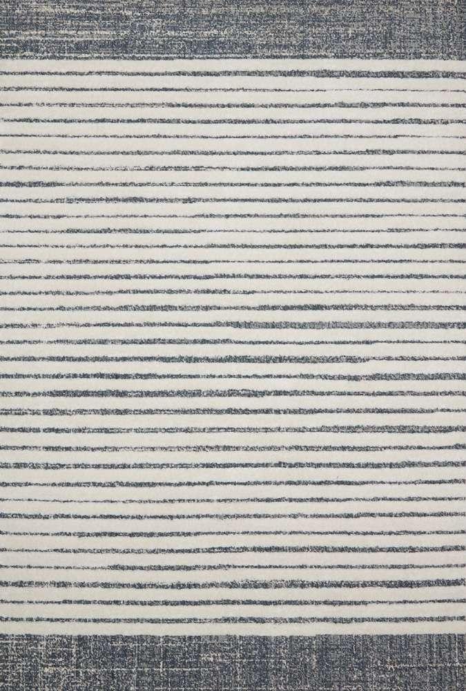 Loloi - Hagen White / Ocean 18in x 18in Sample Rug - HAGEHAG-01WHOC160S veiw 1