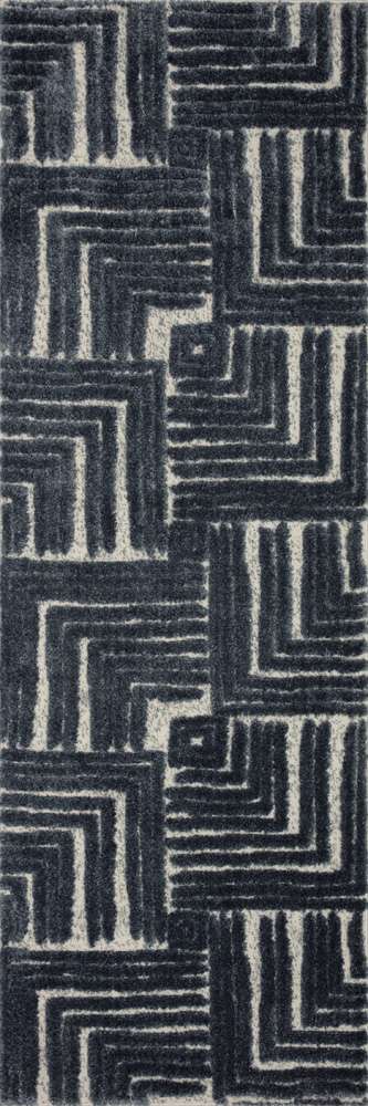 Loloi - Hagen Blue / White 2-7in x 10-10in Runner Rug - HAGEHAG-05BBWH27AA veiw 1