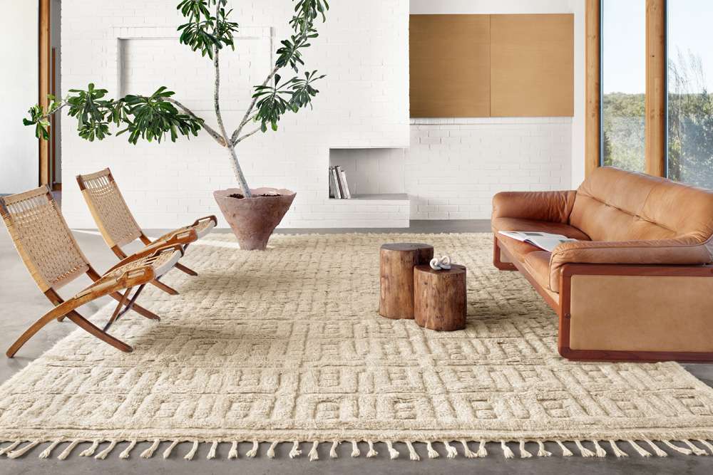 Loloi - Hygge Oatmeal / Sand 18in x 18in Sample Rug - HYGGYG-04OTSA160S veiw 4