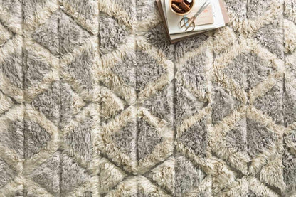 Loloi - Hygge Smoke / Taupe 18in x 18in Sample Rug - HYGGYG-02SKTA160S veiw 3