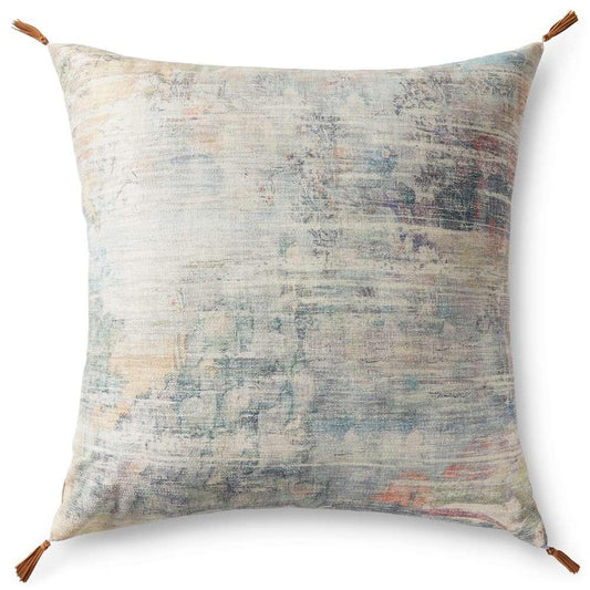 Loloi - LFP0015 Ivory / Multi 36inW x 36inD x 6inH Pillow - PFL1LFP0015IVMLFL36 veiw 1