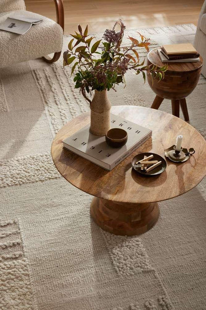 Loloi - Manfred Ivory / Pebble 11-6in x 15 Area Rug - MANFMAN-01IVPPB6F0 veiw 3