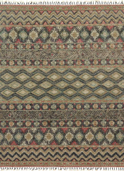 Loloi - Owen Indigo / Sage 18in x 18in Sample Rug - OWENOW-03INSG160S veiw 1