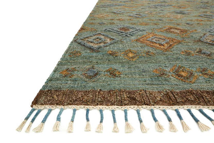 Loloi - Owen Sea / Blue 18in x 18in Sample Rug - OWENOW-04SUBB160S veiw 2