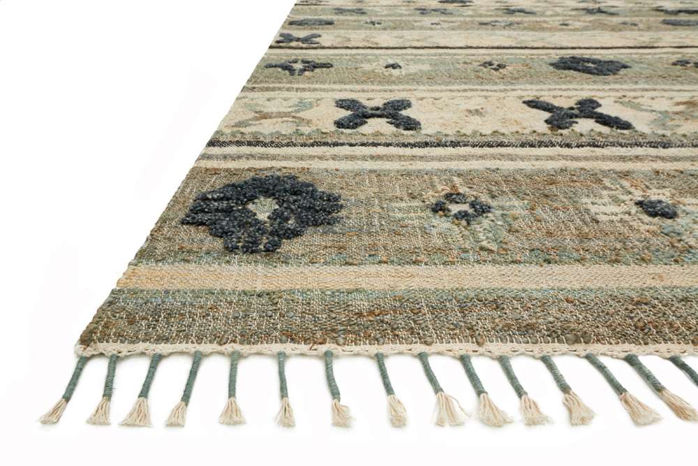 Loloi - Owen Aqua / Ink 5-0in x 7-6in Area Rug - OWENOW-01AQIK5076 veiw 3