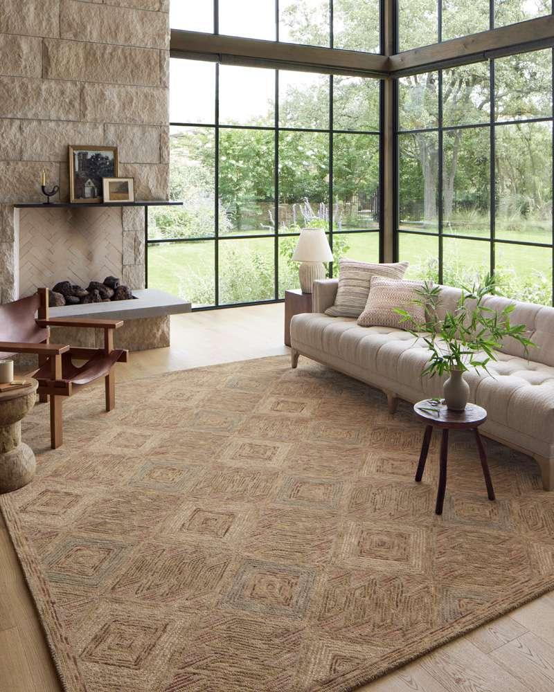 Loloi - Varena Berry / Multi 18in x 18in Sample Rug - VAREVAR-02BYML160S veiw 2