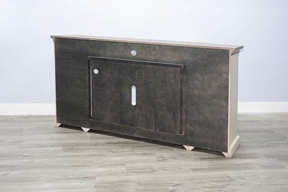 Sunny Designs -  72in Media Console with Electric Fireplace - K3650MB-S veiw 4