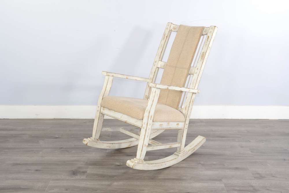 Sunny Designs - Marina -  White Sand Rocker, Cushion Seat & Back - 1935WS veiw 5