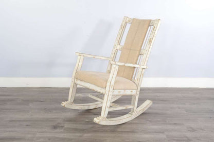 Sunny Designs - Marina -  White Sand Rocker, Cushion Seat & Back - 1935WS veiw 5