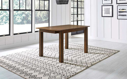 A-America - Mariposa 64in - 100in Gathering Height Leg Table with (2) 18in Butterfly Leaves, Rustic Whiskey Finish - MRPRW6701 veiw 6