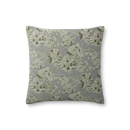 Chris Loves Julia x Loloi - Matilda Silver Sage 18 x 18 Pillow - P086PCJ0008SISGPIL1 veiw 1