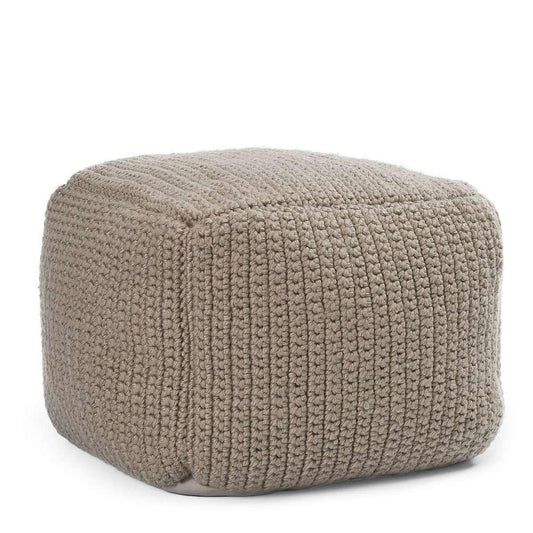 Classic Home - Performance  Prism Natural Pouf 18x18x14 - VP10034 veiw 1
