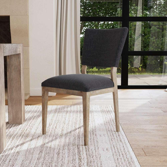 Classic Home - Phillip Upholstered Dining Chair Gray (Set of 2) - 53051675 veiw 1