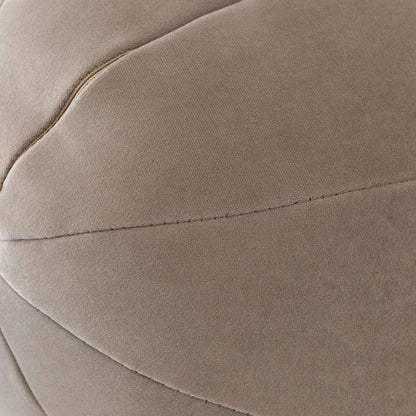 Diamond Sofa -  10in Round Accent Pillows in Mink Tan Velvet (Set of 2) - PILLOWBALLTN2PK veiw 9