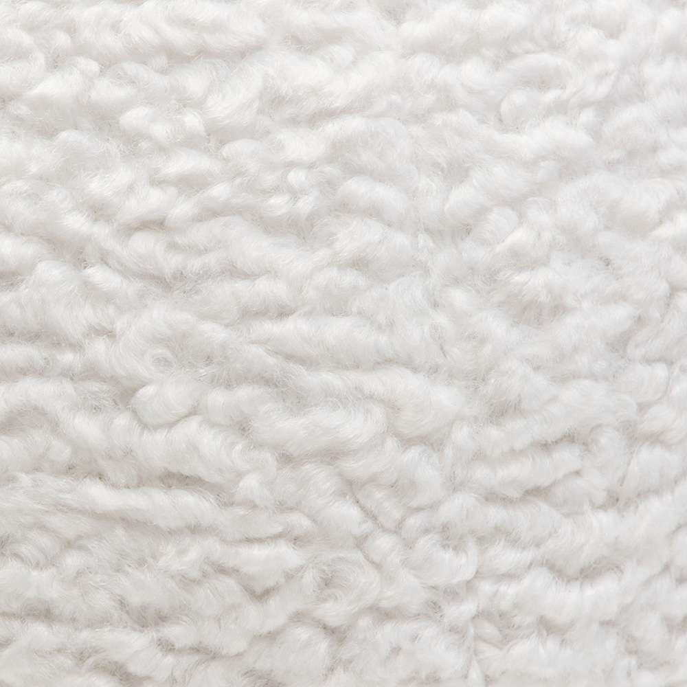 Diamond Sofa -  10in Round Accent Pillows in White Faux Sheepskin (Set of 2) - PILLOWBALLWH2PK veiw 6