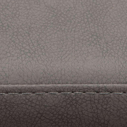 Diamond Sofa - Adele Counter Height Chairs in Grey Leatherette w/ Brushed Stainless Steel Leg (Set of 2) - ADELESTGR2PK veiw 3