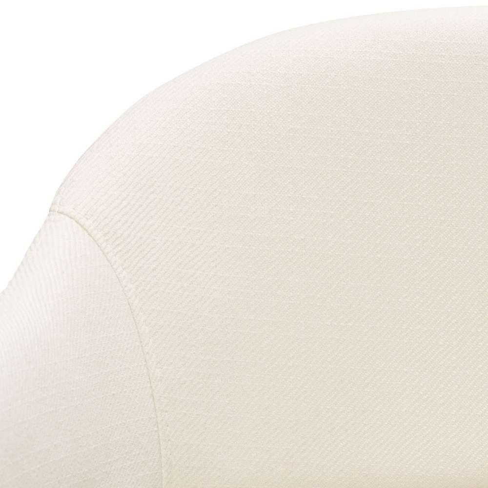 Diamond Sofa - Adele Dining/Accent Chairs in Cream Fabric w/ Black Powder Coated Metal Frame (Set of 2) - ADELEDCCM2PK veiw 4