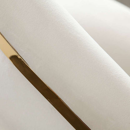 Diamond Sofa - Solstice Counter Height Chair in Cream Velvet w/ Polished Gold Metal Frame - SOLSTICESTCM1PK veiw 6