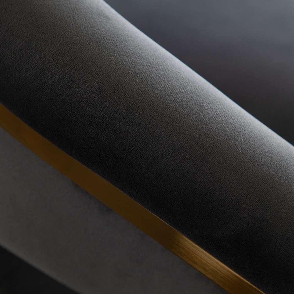 Diamond Sofa - Solstice Counter Height Chair in Grey Velvet w/ Polished Gold Metal Frame - SOLSTICESTGR1PK veiw 7