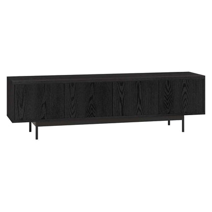 Hudson & Canal - Abington Rectangular TV Stand for TVs up to 75in in Black Grain - TV2035 veiw 1
