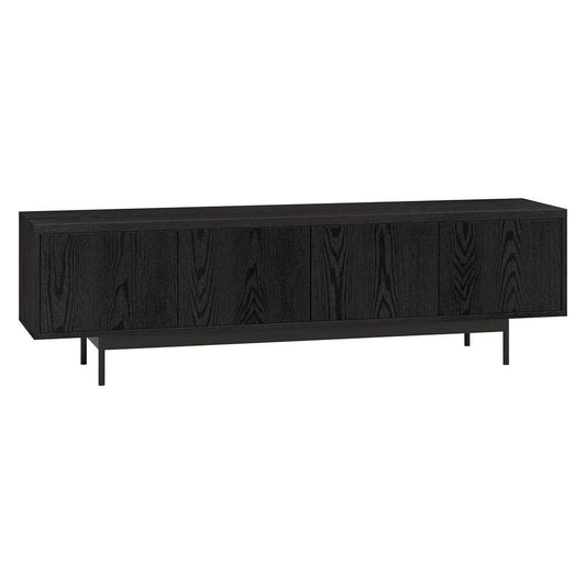 Hudson & Canal - Abington Rectangular TV Stand for TVs up to 75in in Black Grain - TV2035 veiw 1