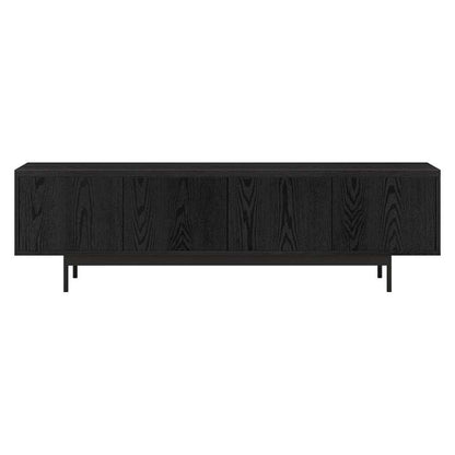 Hudson & Canal - Abington Rectangular TV Stand for TVs up to 75in in Black Grain - TV2035 veiw 2