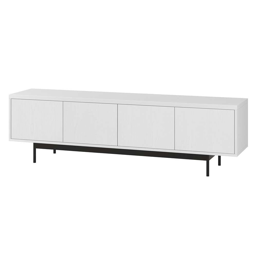 Hudson & Canal - Abington Rectangular TV Stand for TVs up to 75in in Alder White - TV2037 veiw 3