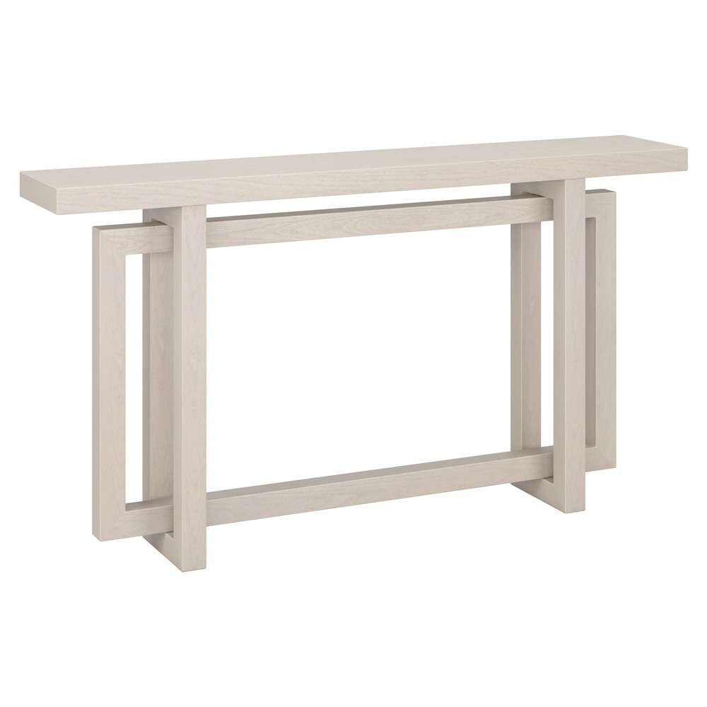 Hudson & Canal - Breslow 55in Wide Rectangular Console Table in Alder White - AT2067 veiw 1