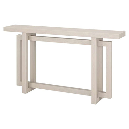 Hudson & Canal - Breslow 55in Wide Rectangular Console Table in Alder White - AT2067 veiw 3