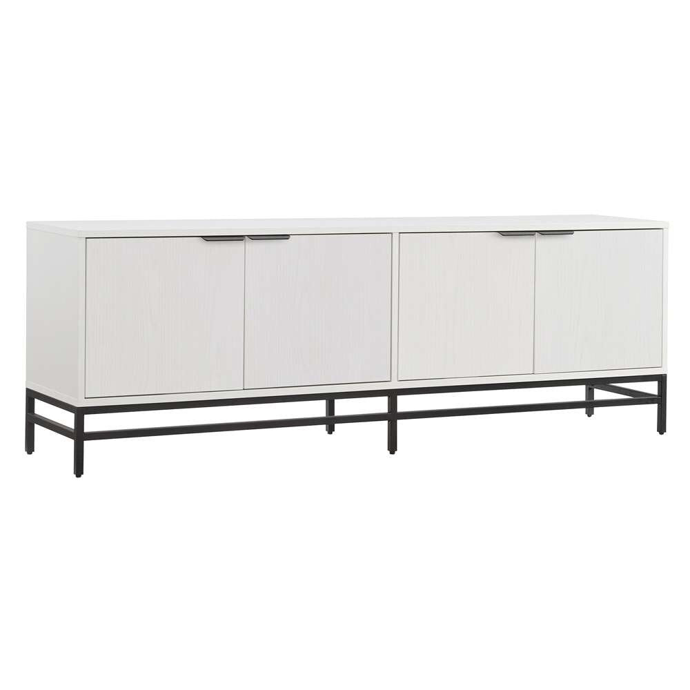 Hudson & Canal - Campello Rectangular TV Stand for TVs up to 78in in Alder White - TV2074 veiw 1