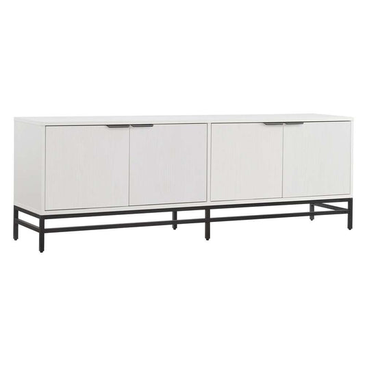 Hudson & Canal - Campello Rectangular TV Stand for TVs up to 78in in Alder White - TV2074 veiw 1