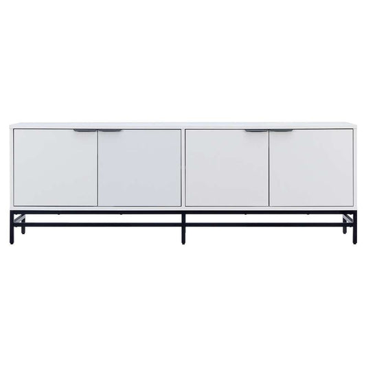 Hudson & Canal - Campello Rectangular TV Stand for TVs up to 78in in White - TV2073 veiw 2
