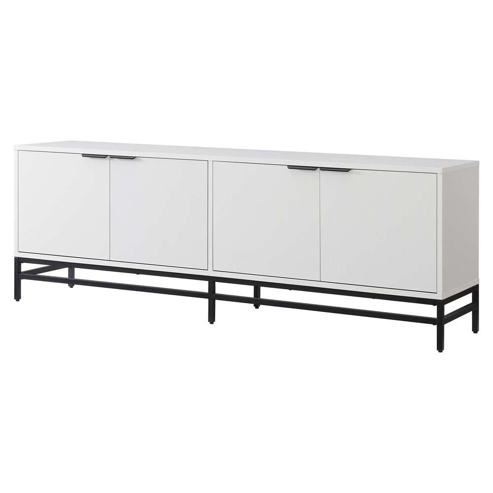 Hudson & Canal - Campello Rectangular TV Stand for TVs up to 78in in White - TV2073 veiw 3