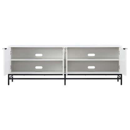 Hudson & Canal - Campello Rectangular TV Stand for TVs up to 78in in White - TV2073 veiw 4