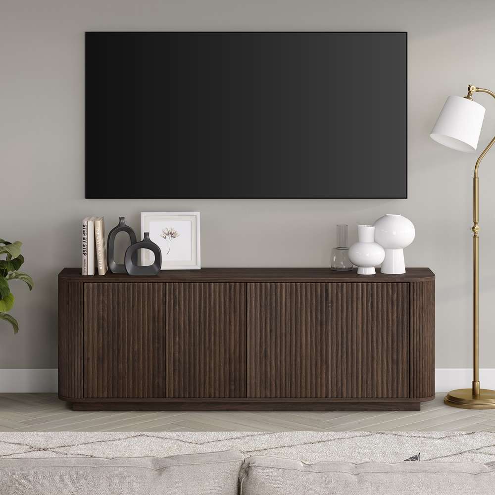 Hudson & Canal - Canton Rectangular TV Stand for TVs up to 75in in Alder Brown - TV2161 veiw 5