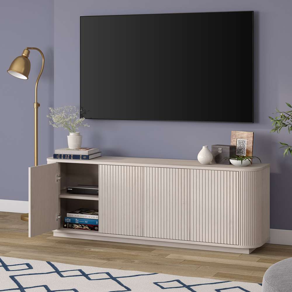 Hudson & Canal - Canton Rectangular TV Stand for TVs up to 75in in Alder White - TV2160 veiw 7
